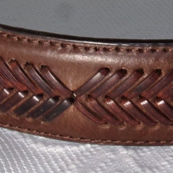 Nocona Western Mens Belt Leather Top Hand Ranger Brown N2476802 SIZE 28 - Picture 14 of 16
